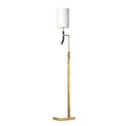 Leselamper Gulv>Örsjö Butler gulvlampe - Rå Messing