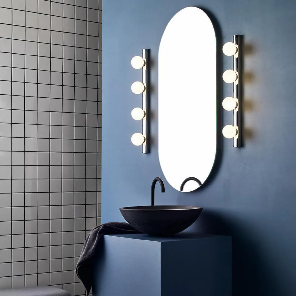 Baderomsbelysning Vegg>Astro Lighting Cabaret 4 vegglampe for baderom IP44 - Polert Krom