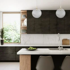 Kjøkkenbelysning Tak|Takpendler>TK Lighting Cadix takpendel 21 cm Klar / Gullfarget