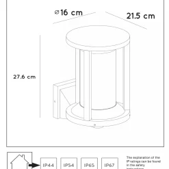 Utelamper - Veggskjold / Plafond><noscript><img width=