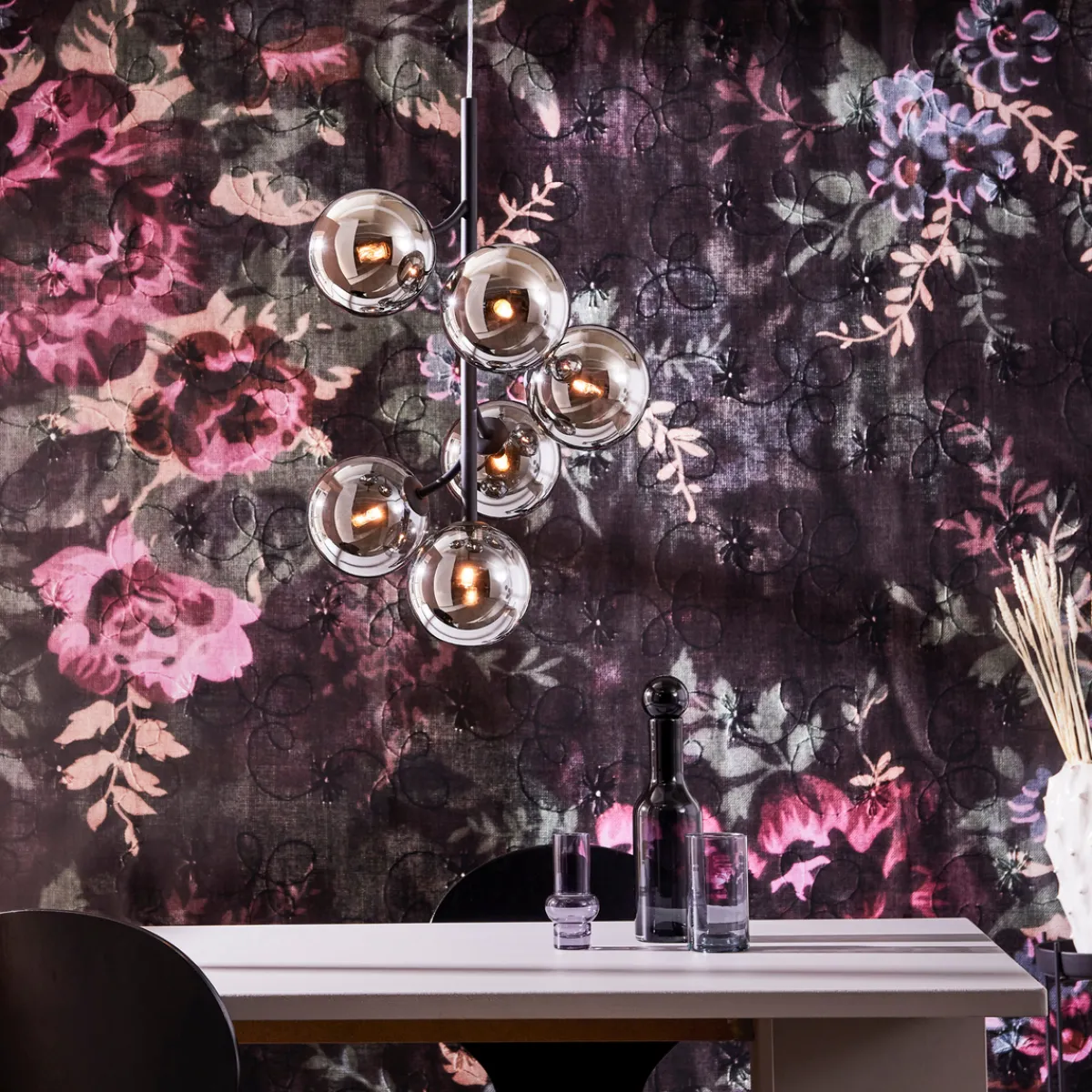 Kjøkkenbelysning Tak|Takpendler>Marksløjd Callisto takpendel - farget glass - Røyk