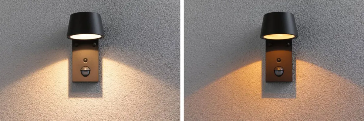 Utelamper Med Opp/Ned Lys>Paulmann Capea vegglampe utendørs IP44 6W 2200/3000 Kelvin - Sensor Antrasitt