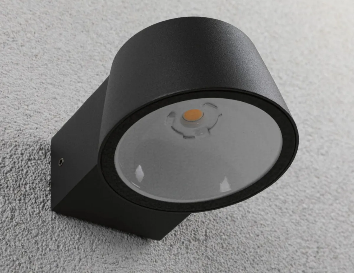 Utelamper Med Opp/Ned Lys>Paulmann Capea vegglampe utendørs IP44 6W 3000 Kelvin Antrasitt