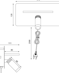Leselamper|Vegglamper Med Usb><noscript><img width=