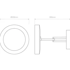 Sminkespeil Med Lys><noscript><img width=