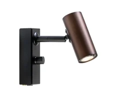Leselamper>Belid Cato vegglampe Brun