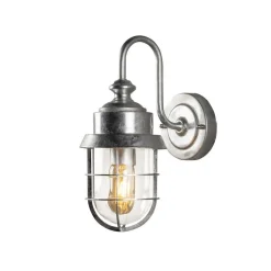 Utelamper - Klassiske Vegglamper>Konstsmide Cerignola vegglampe IP44 - stål Galvanisert