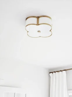 Kjøkkenbelysning Tak|Taklamper / Takplafonder>Hudson Valley Chandler takplafond - messing