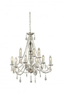 Kjøkkenbelysning Tak|Lysekroner>Aneta Lighting Chateau 9 lysekrone Krystall