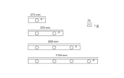 Kjøkkenbelysning Benk>Sg Armaturen As Chef DimToWarm 5W LED 2000-2800K Ra>90 - Hvit