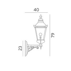 Lightup-Pris|Utelamper - Klassiske Vegglamper><noscript><img width=