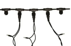 Lysslyngesystem Chrissline - Marksløjd|Juletrelys & Lysslynger>Marksløjd Chrissline fordeler 5 uttak 110 cm - Svart