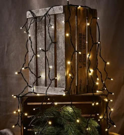 Lysslyngesystem Chrissline - Marksløjd|Juletrelys & Lysslynger>Marksløjd Chrissline Gardin 100 lys 1,5 meter extra - Varm Hvit