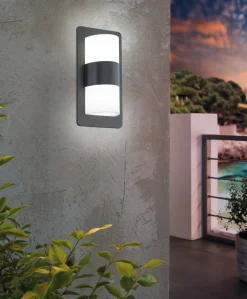 Utelamper - Veggskjold / Plafond>Eglo Cistierna vegglampe utendørs IP44 - Antrasitt