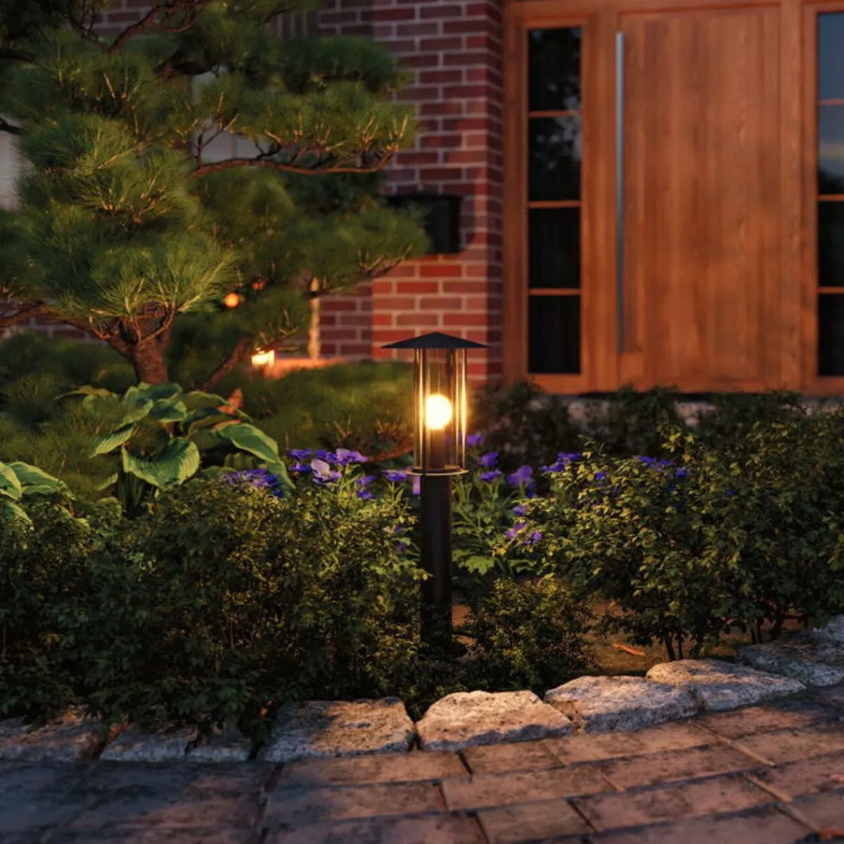 Pullert>Paulmann Classic pullert utendørs IP44 4,3W 2200 Kelvin 50 cm Svart