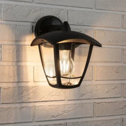 Utelamper - Klassiske Vegglamper>Paulmann Classic vegglampe ned utendørs IP44 Svart