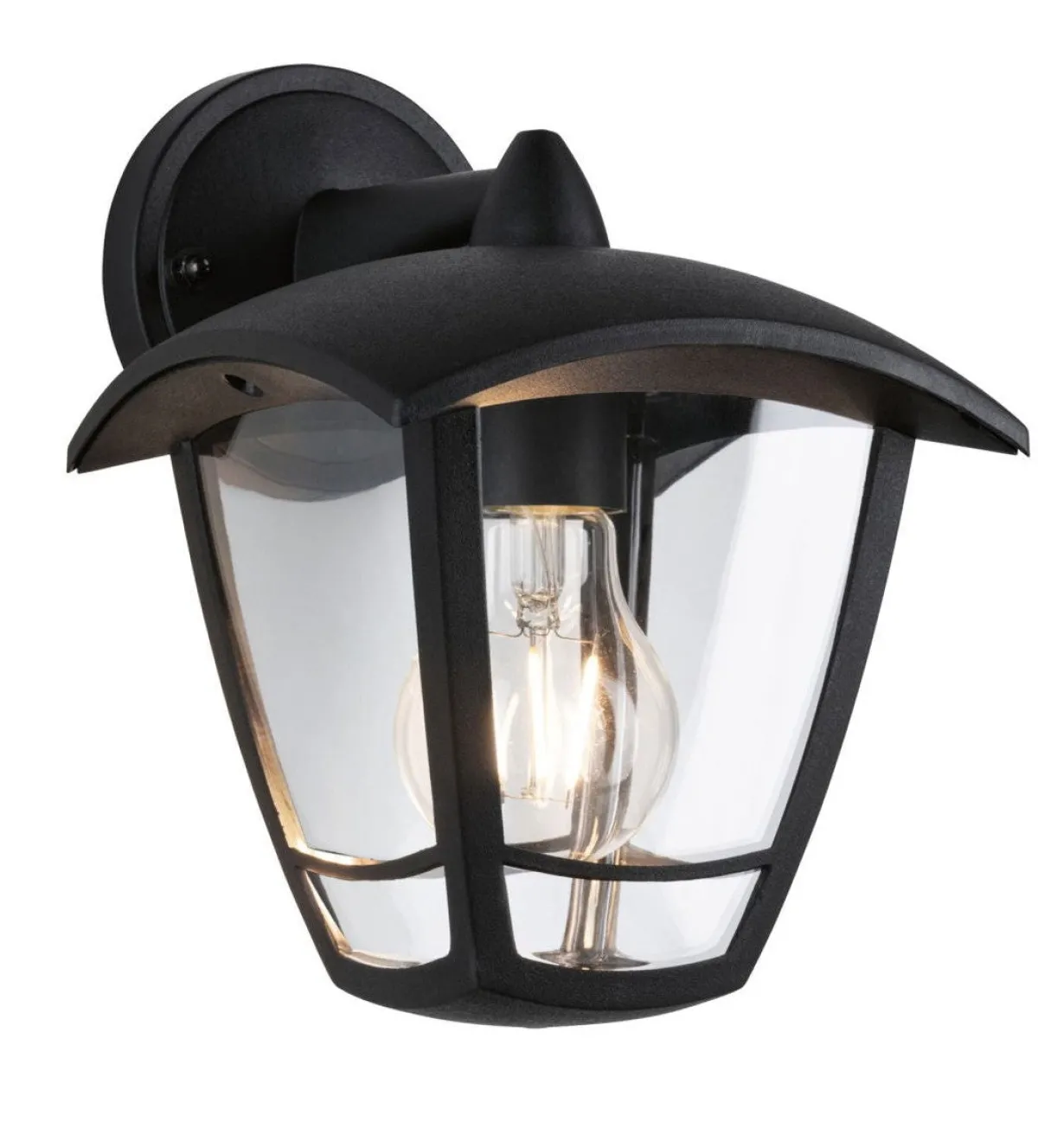 Utelamper - Klassiske Vegglamper>Paulmann Classic vegglampe ned utendørs IP44 Svart