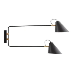 Interiørlamper|Leselamper>House Doctor Club dobbel vegglampe