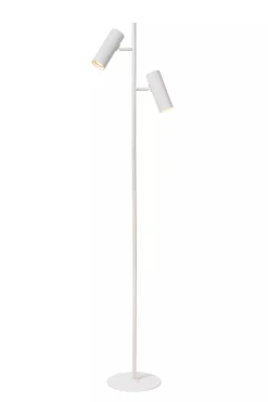 Leselamper Gulv>Lucide Clubs gulvlampe 2-lys - Hvit