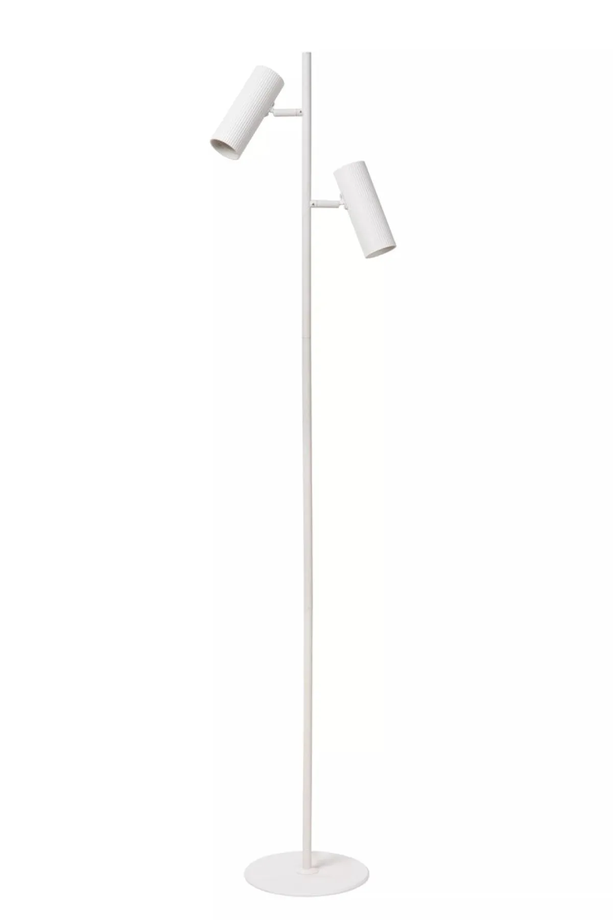 Leselamper Gulv>Lucide Clubs gulvlampe 2-lys - Hvit