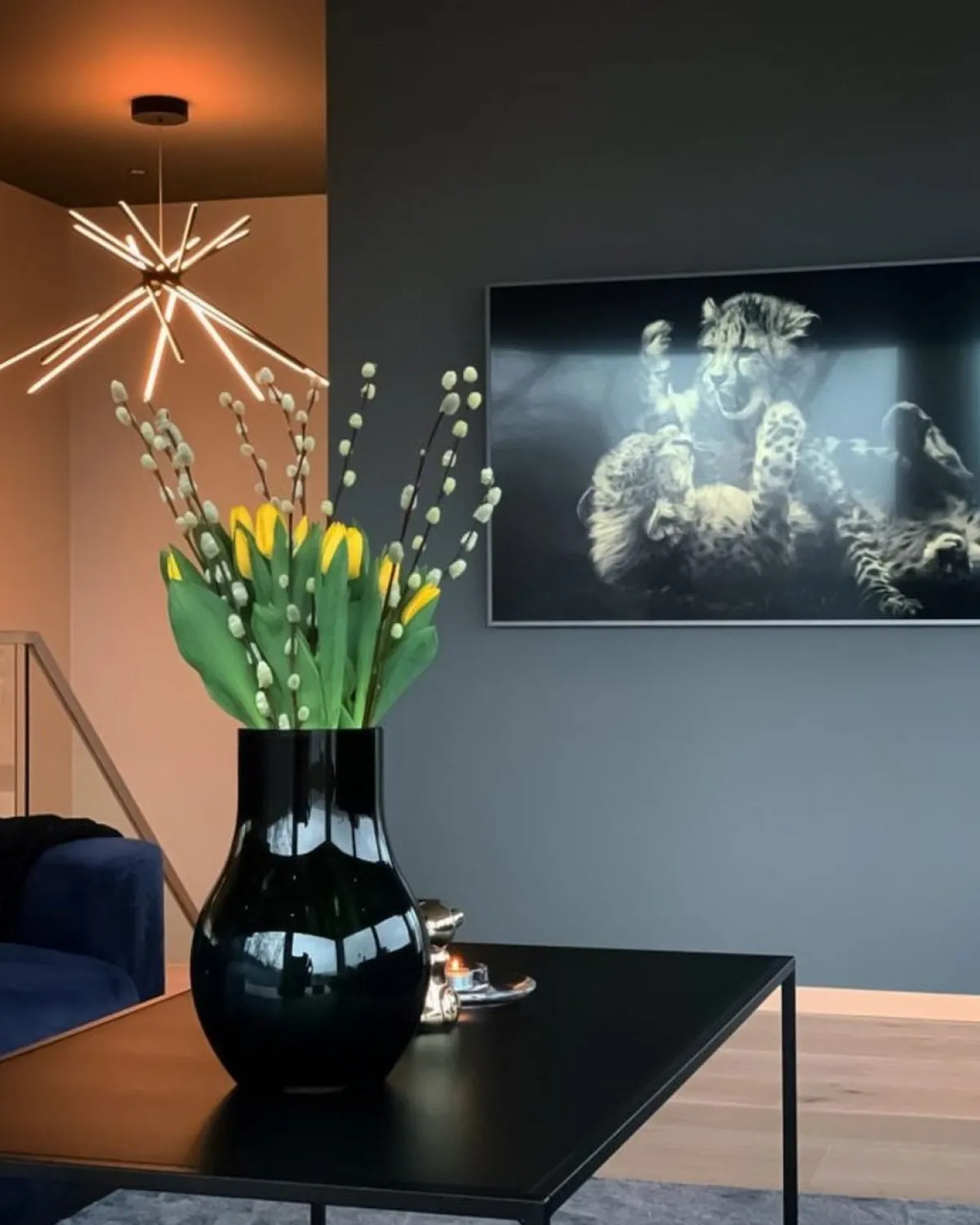 Kjøkkenbelysning Tak|Takpendler>NorDesign Cluster takpendel 50W Dimbar - Svart