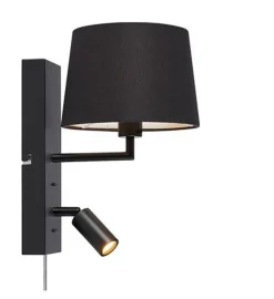 Leselamper>Marksløjd Como vegglampe - Svart
