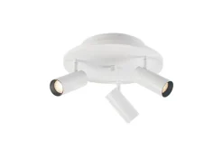 Kjøkkenbelysning Tak|Spotter & Skinner>Aneta Lighting Concord rund takspott 3-lys