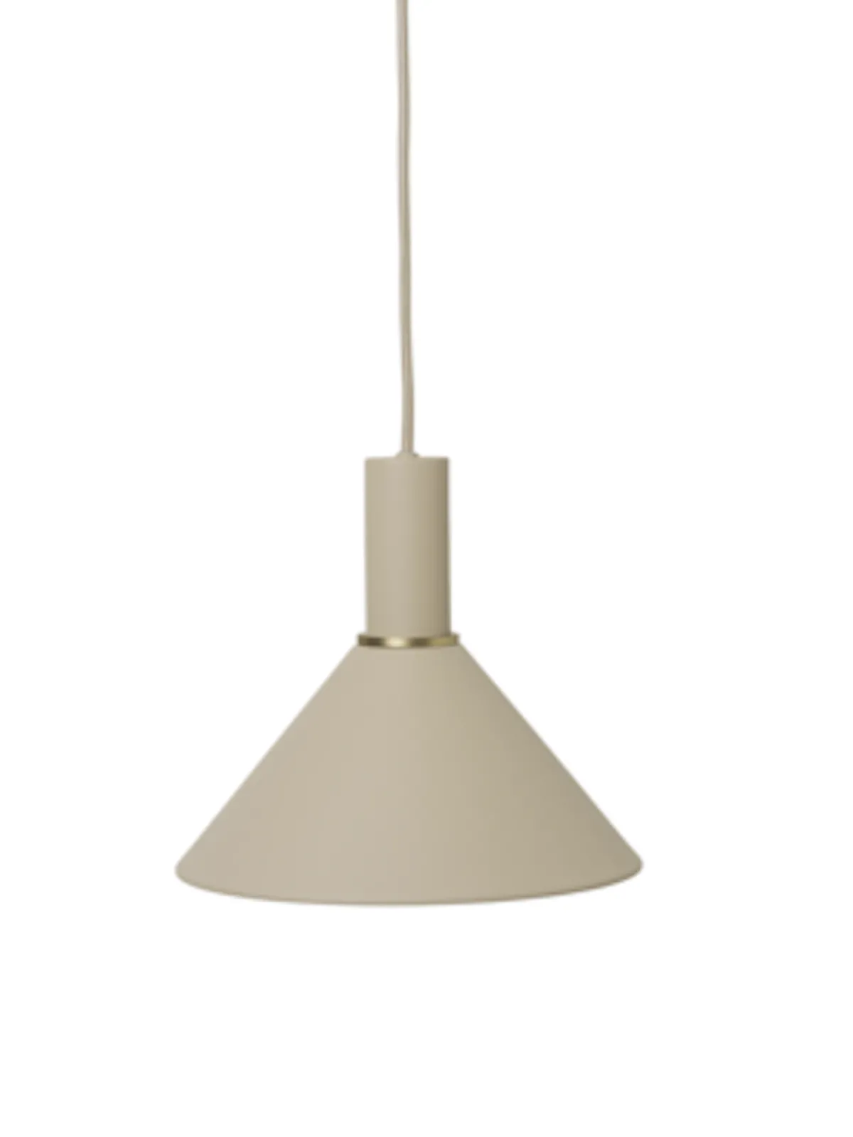 Kjøkkenbelysning Tak|Takpendler>Ferm Living Cone Shade - cashmere