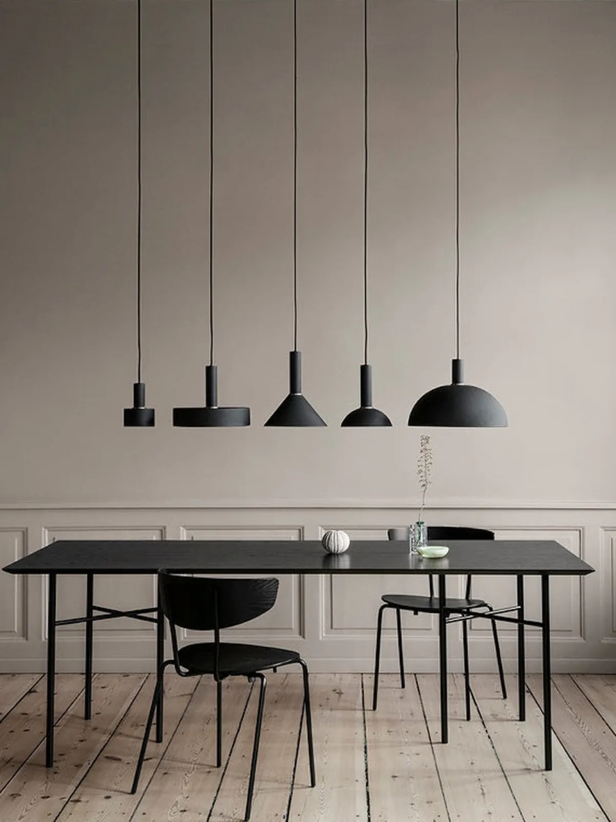 Kjøkkenbelysning Tak|Takpendler>Ferm Living Cone Shade - svart