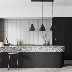 Kjøkkenbelysning Tak|Takpendler>TK Lighting Cono takpendel 3-lys Svart