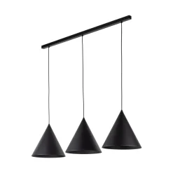 Kjøkkenbelysning Tak|Takpendler>TK Lighting Cono takpendel 3-lys Svart