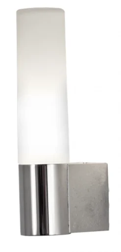 Baderomslamper Med Stikkontakt|Baderomsbelysning Vegg>Aneta Lighting Cosenza vegglampe for baderom m/stikkontakt IP44 Krom