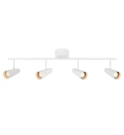 Kjøkkenbelysning Tak|Spotter & Skinner>Marksløjd Crest 4 spotskinne - Hvit