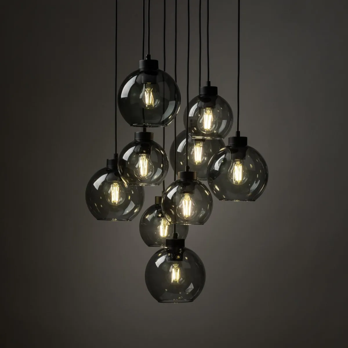 Kjøkkenbelysning Tak|Takpendler>TK Lighting Cubus takpendel 9-lys