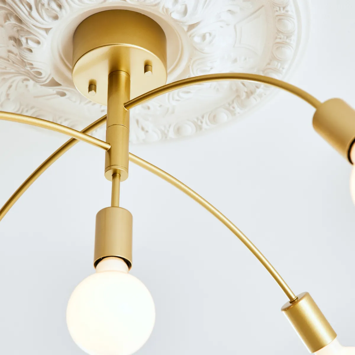 Kjøkkenbelysning Tak|Taklamper / Takplafonder>Marksløjd Cygnus taklampe 5L - farget - Gull