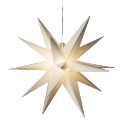 Juledekorasjoner>Konstsmide 3D plaststjerne 80 cm IP44 Hvit