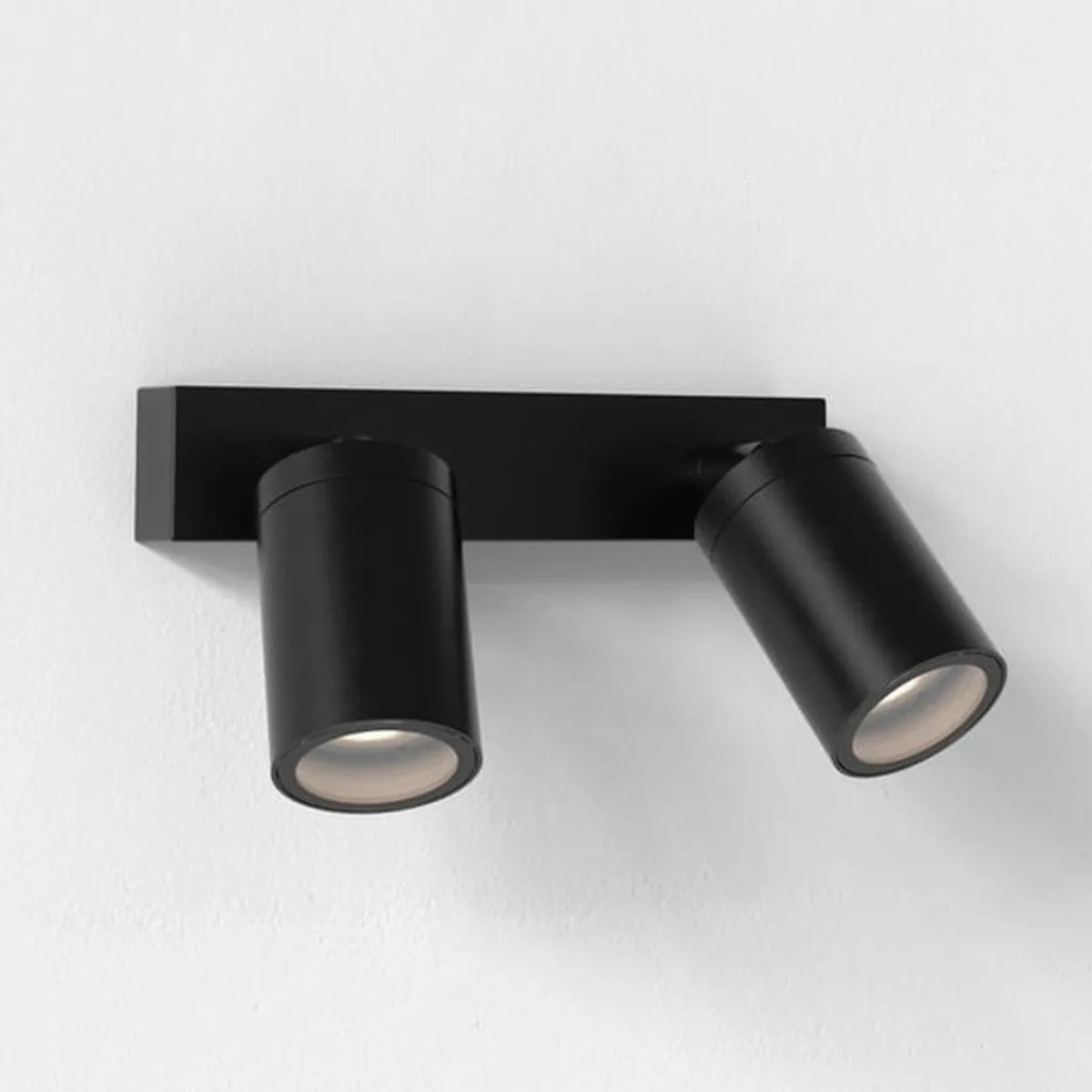 Utelamper Med Opp/Ned Lys>Astro Lighting Dartmouth twin spot utendørs IP44 Svart