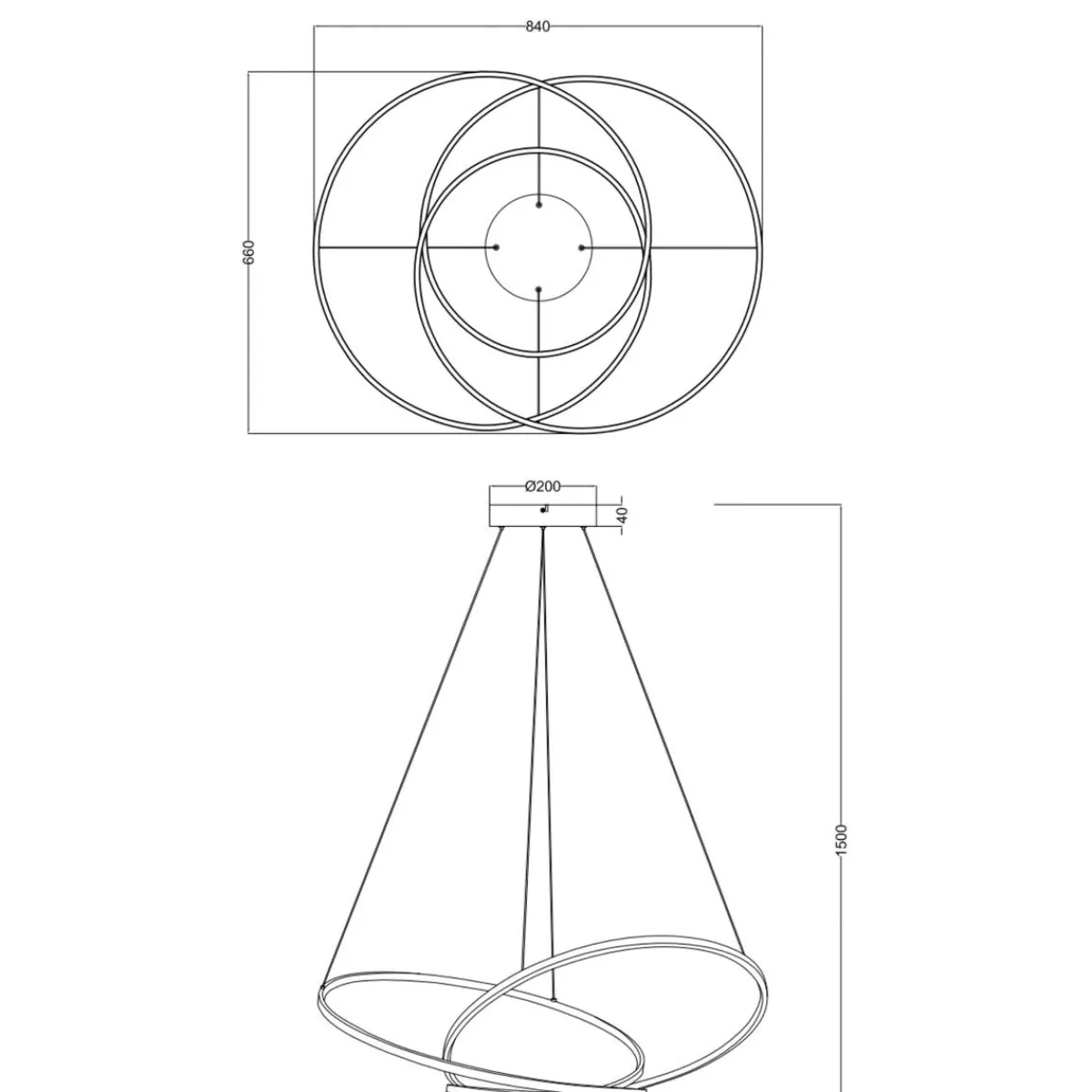 Kjøkkenbelysning Tak|Takpendler>Trio Lighting Darvin pendellampe 84