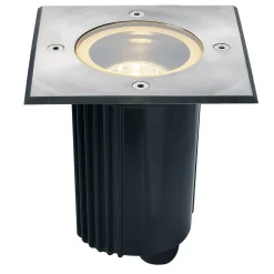 Uplights>Slv Dasar 115 firkantet nedfellbar uplight GU10 IP67 Rustfritt stål