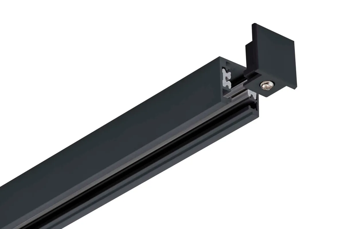 Kjøkkenbelysning Tak|Designline>Antidark Designline spotskinne 1 meter - Svart