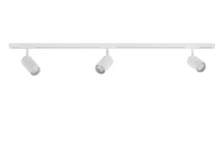Kjøkkenbelysning Tak|Designline>Antidark Designline Tube komplett 1 meter spotskinne med 3 spotter GU10 - Hvit
