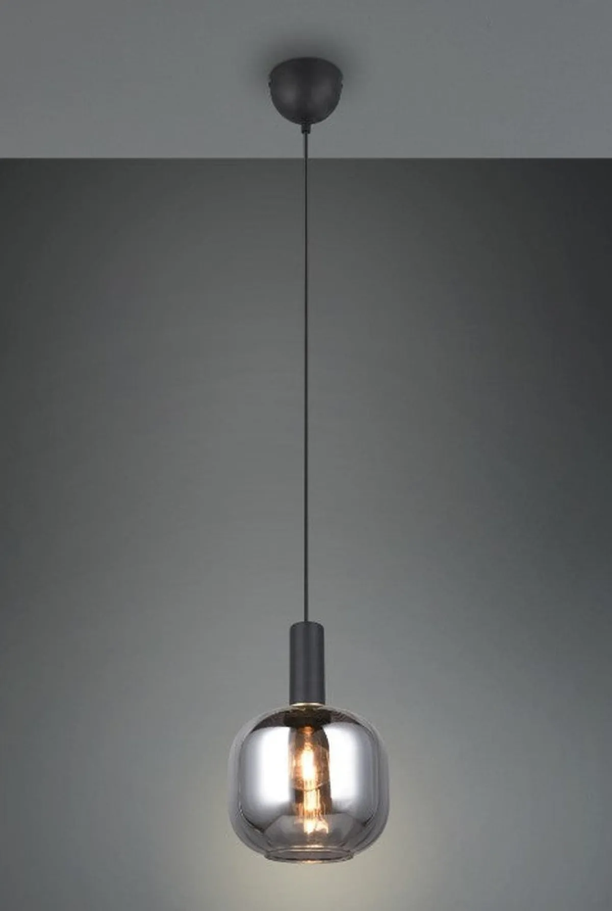 Kjøkkenbelysning Tak|Takpendler>Trio Lighting Diva takpendel 20 cm Svart