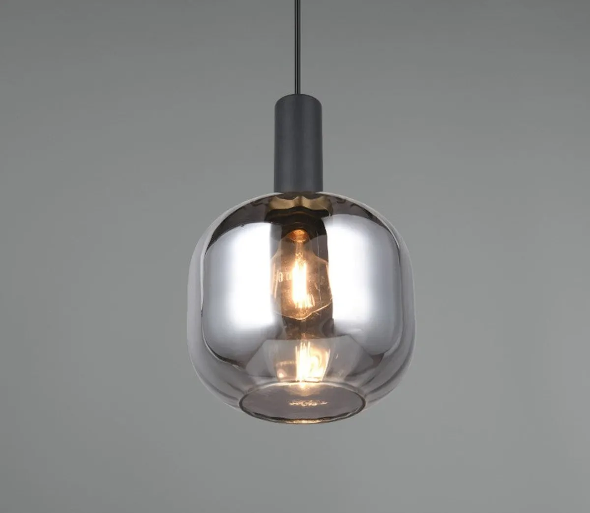 Kjøkkenbelysning Tak|Takpendler>Trio Lighting Diva takpendel 20 cm Svart