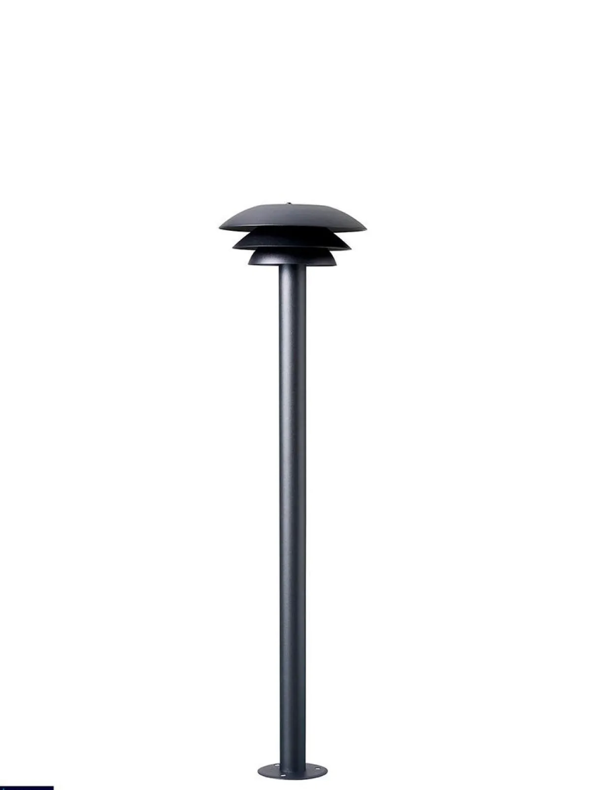 Lyktestolper|Pullert>Dyberg Larsen DL20 utendørs stolpe 80 cm IP44 - Svart