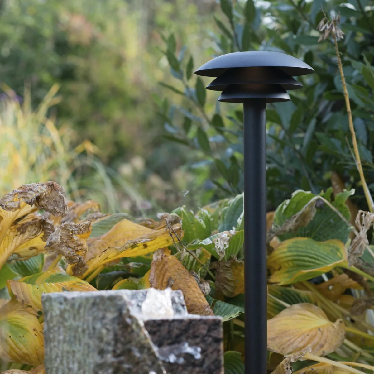 Lyktestolper|Pullert>Dyberg Larsen DL20 utendørs stolpe 80 cm IP44 - Svart