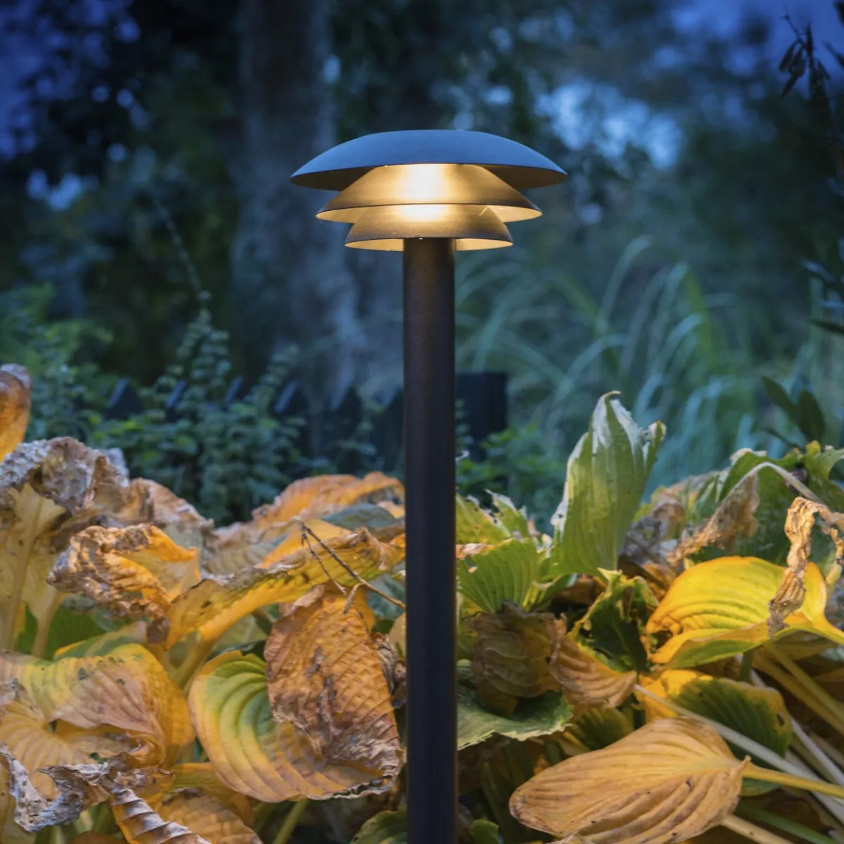 Lyktestolper|Pullert>Dyberg Larsen DL20 utendørs stolpe 80 cm IP44 - Svart