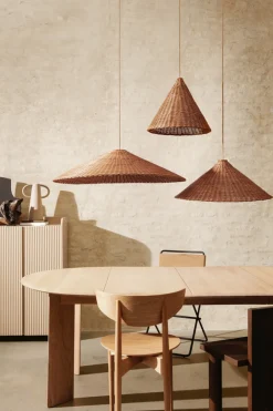 Kjøkkenbelysning Tak|Takpendler>Ferm Living Dou Lampshade Natural - 90 cm