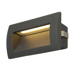 Utelamper Med Opp/Ned Lys>Slv Downunder M innfelt vegglampe utendørs 4W 3000 Kelvin IP55 Antrasitt