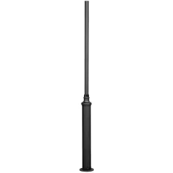 Lyktestolper>Konstsmide Draco stolpe 2m - Svart