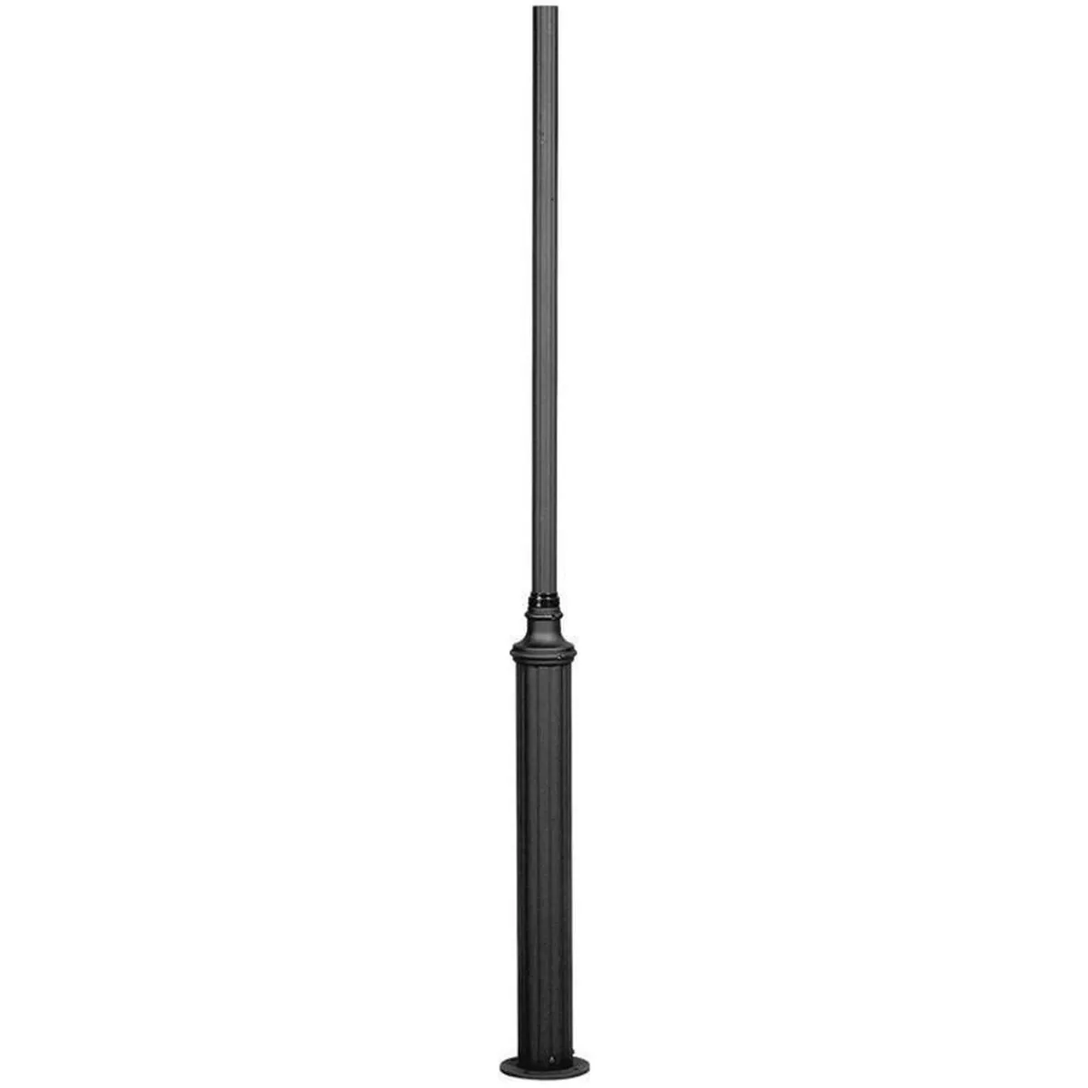Lyktestolper>Konstsmide Draco stolpe 2m - Svart